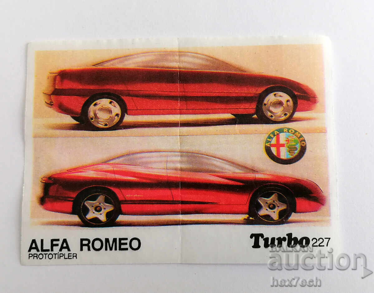 ❤️ ⭐ Картинка Turbo Турбо черно 227 Alfa Romeo Prototip ⭐ ❤️