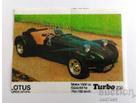 ❤️ ⭐ Picture Turbo Turbo Black 230 Lotus Super Seven ⭐ ❤️