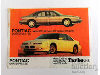 ❤️ ⭐ Картинка Turbo Турбо черно 248 Pontiac Grand Prix ⭐ ❤️