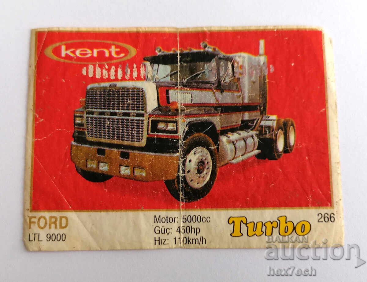 ❤️ ⭐ Imagine Turbo Turbo Galben 266 Ford LTL 9000 ⭐ ❤️