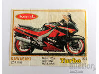 ❤️ ⭐ Imagine Turbo Turbo galben 324 Kawasaki ZZ-R 1100 ⭐ ❤️