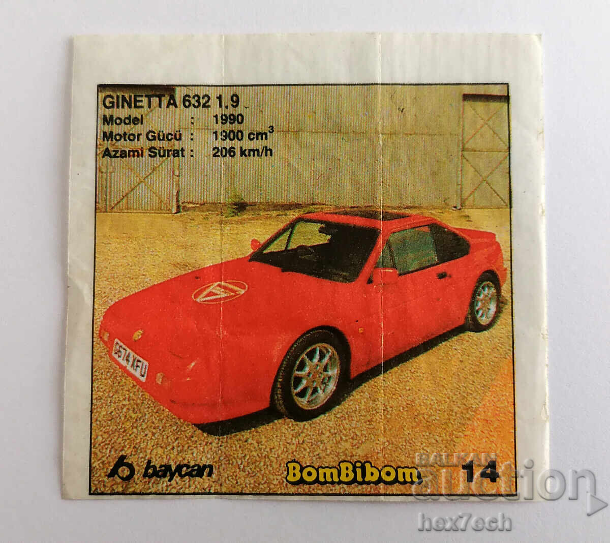 ❤️ ⭐ Poza BomBibom 1-60 14 Ginetta 632 1.9 ⭐ ❤️