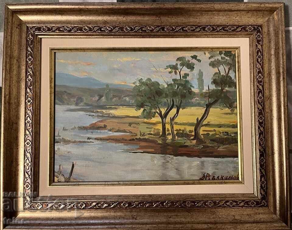 Delivery of Painting by Dimitar Valkanov oil paints Delivery of Painting by Dimitar Valkanov oil paints