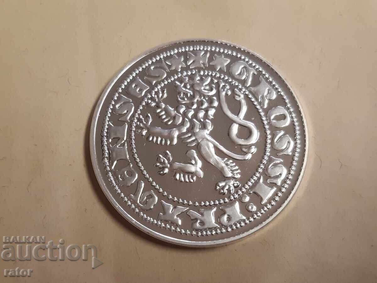 Auction Prague Groschen Coin - 1 oz, copy Auction Prague Groschen Coin - 1 oz, copy