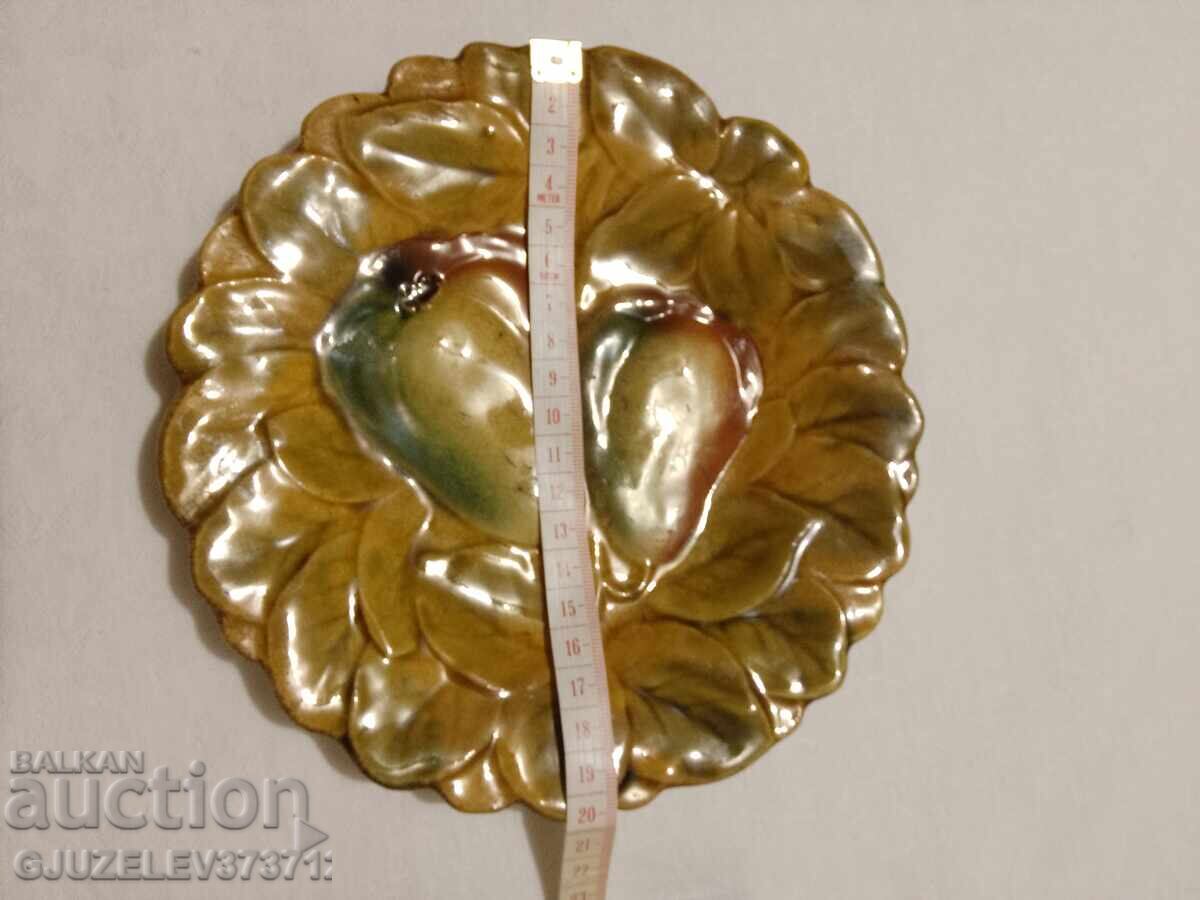 Παλαιό συλλεκτικό πιάτο μαγιόλικα Γαλλία με τιμή 159.00 BGN | € 81.30