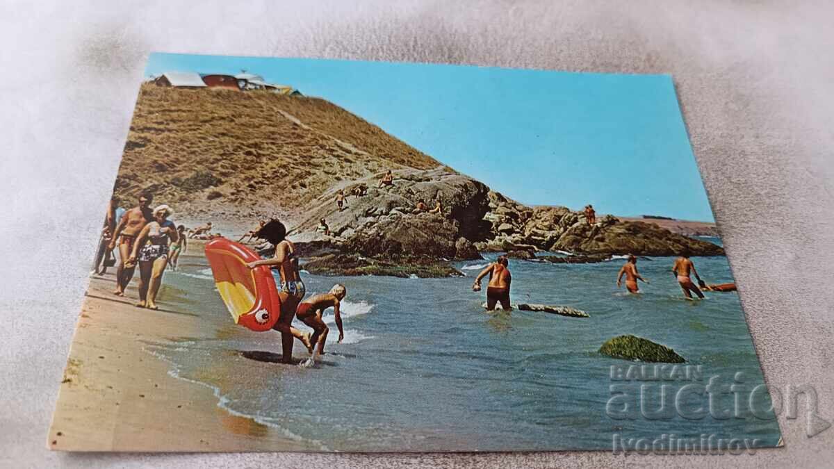 Postcard Ahtopol Camping Dolphin 1980