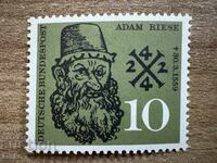 FRG/FRG - 400th anniversary of the death of Adam Riese (1959) MNH