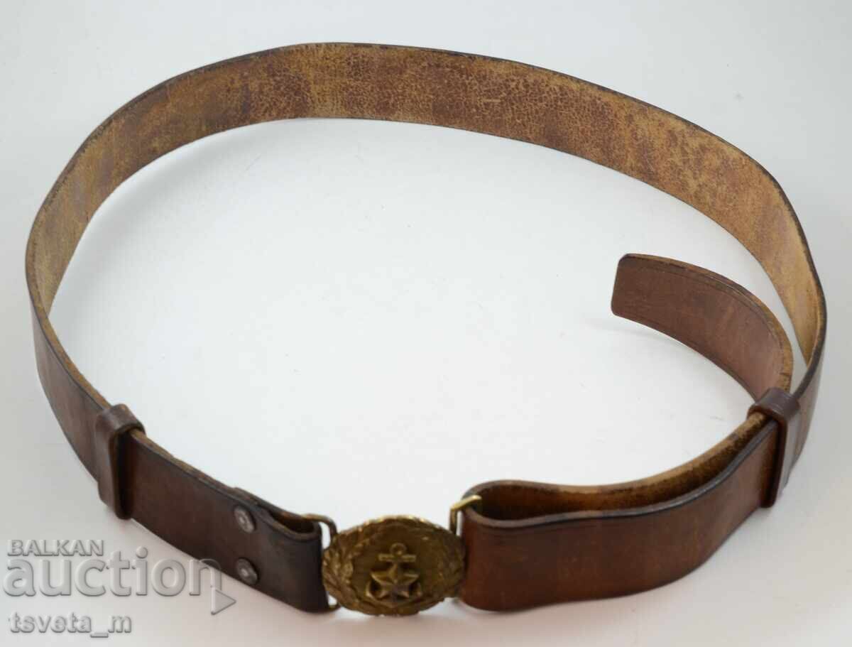 Delivery of Leather officer belt Bulgarian Navy Delivery of Leather officer belt Bulgarian Navy