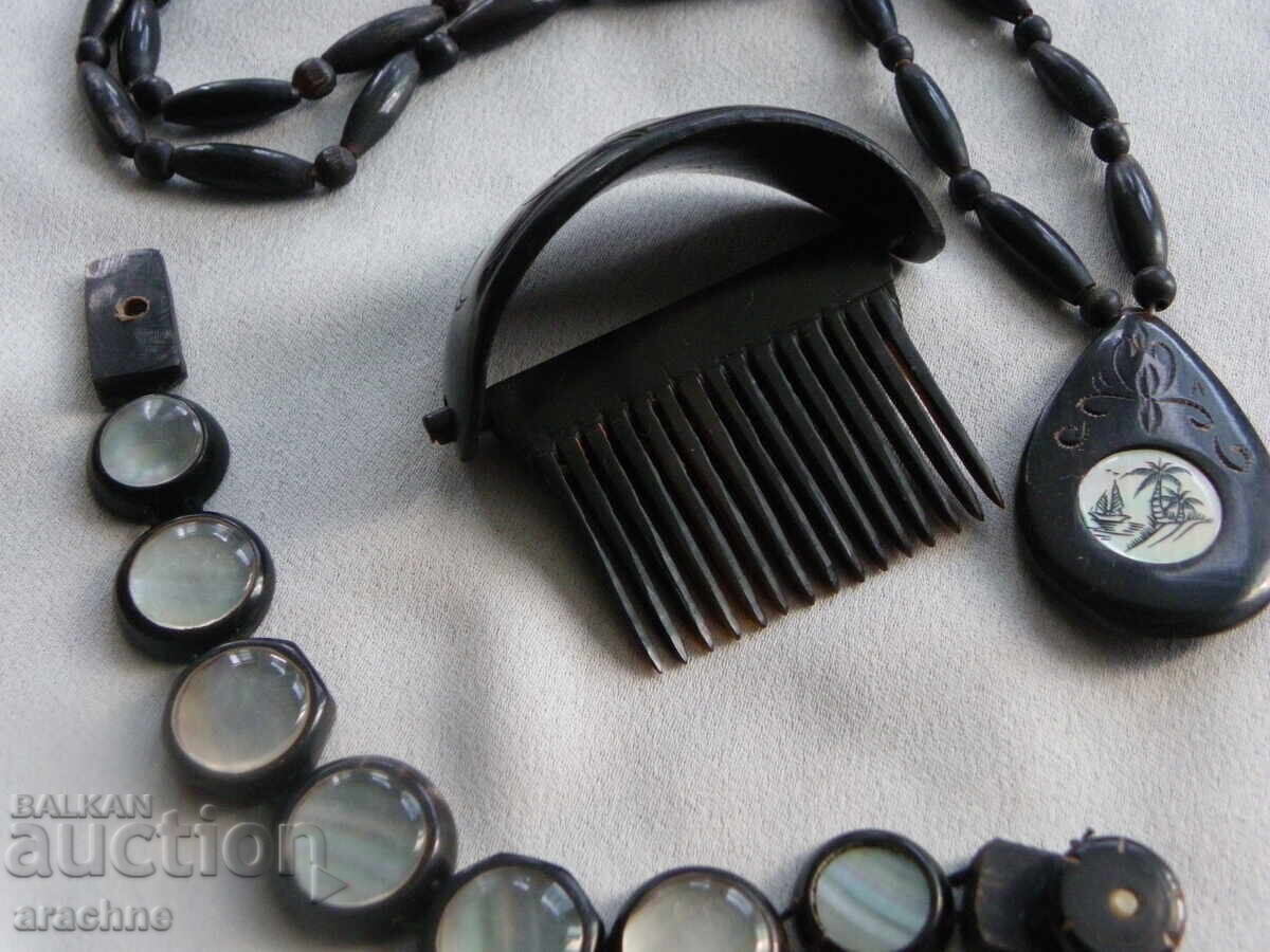 Изключителен индонезийски комплект от рог на воден бивол с цена 195.00 лв. | € 99.70 Изключителен индонезийски комплект от рог на воден бивол с цена 195.00 лв. | € 99.70