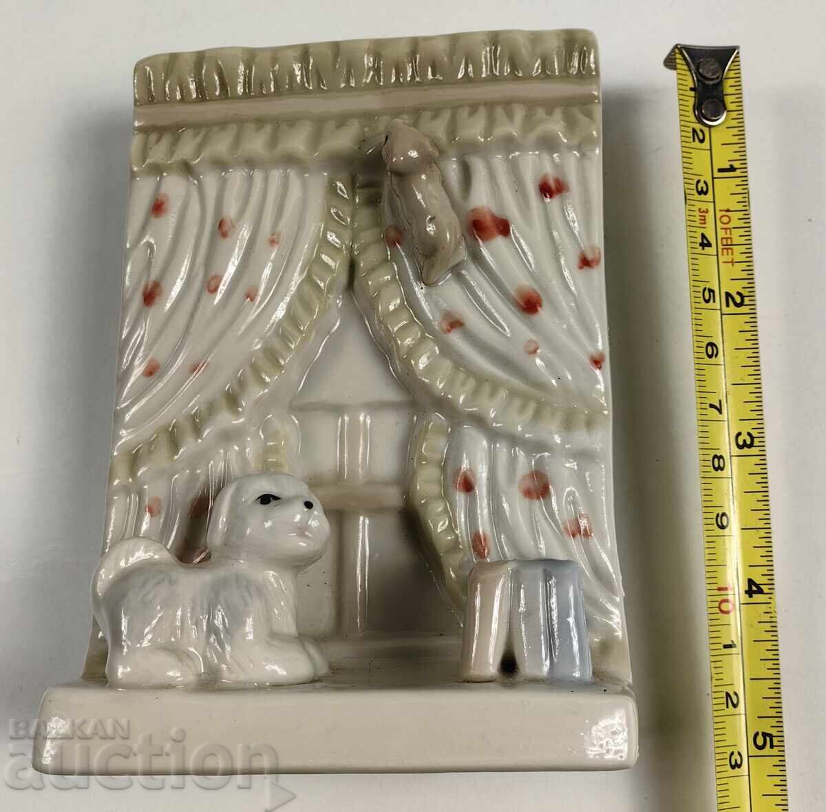 CÂINE PISOI PERDEA PORȚELAN FIGURĂ STATUETĂ PORȚELAN - 5 CÂINE PISOI PERDEA PORȚELAN FIGURĂ STATUETĂ PORȚELAN - 5