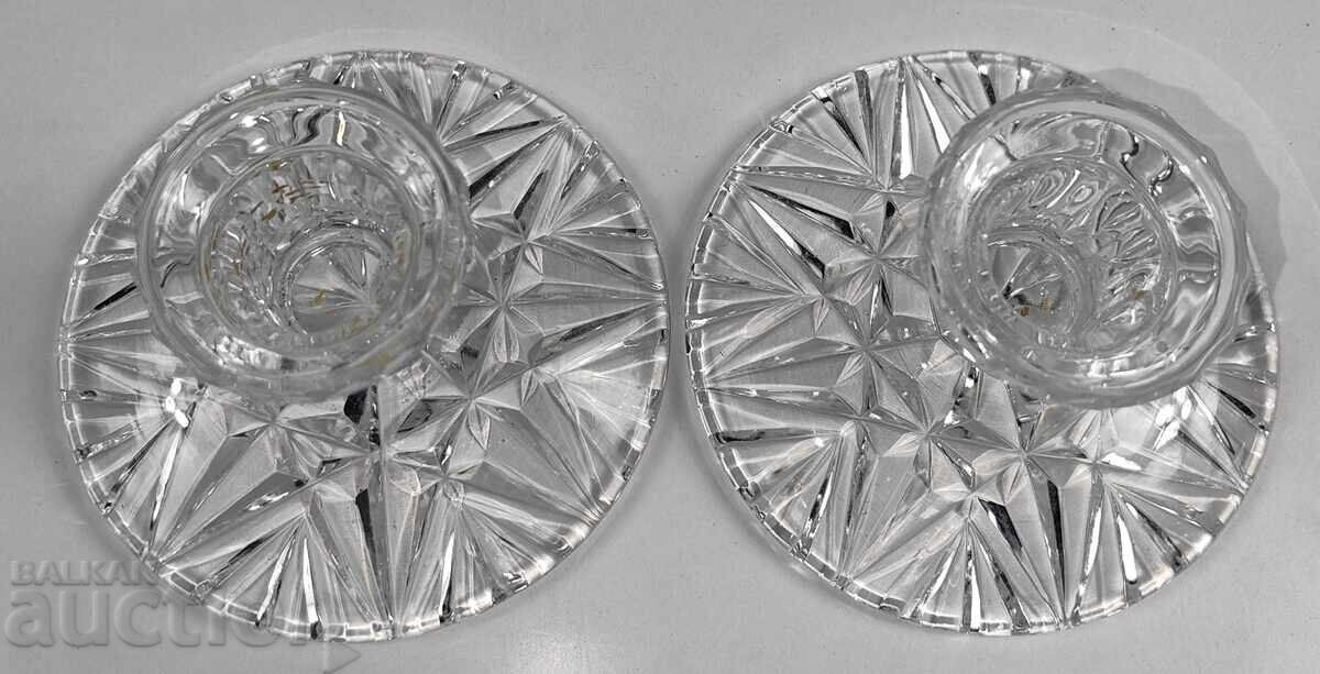 Auction CRYSTAL CANDLEHOLDER SET HEALTHY CANDLEHOLDER CANDLE Auction CRYSTAL CANDLEHOLDER SET HEALTHY CANDLEHOLDER CANDLE