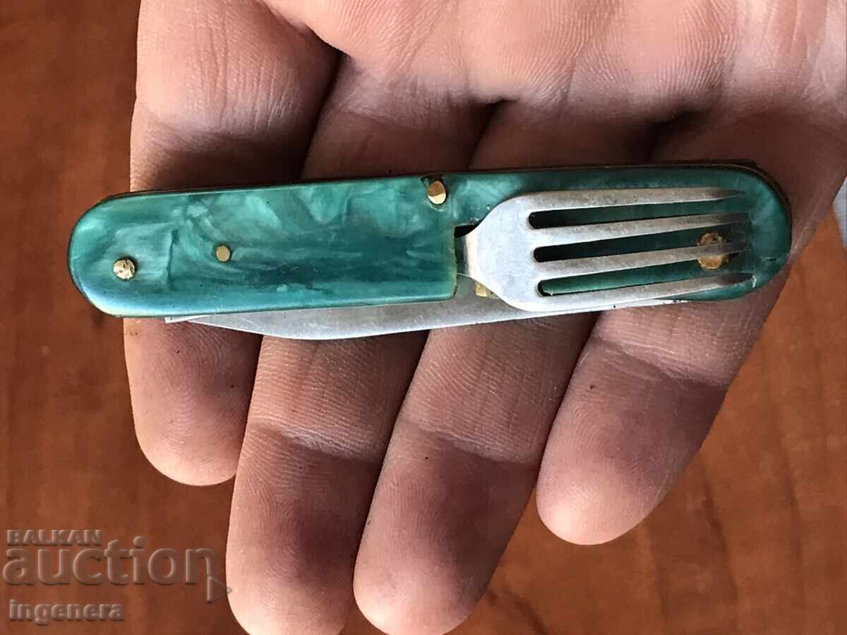 FOLDING KNIFE, OLD BLADE, WOODEN HANDLE - 5 FOLDING KNIFE, OLD BLADE, WOODEN HANDLE - 5