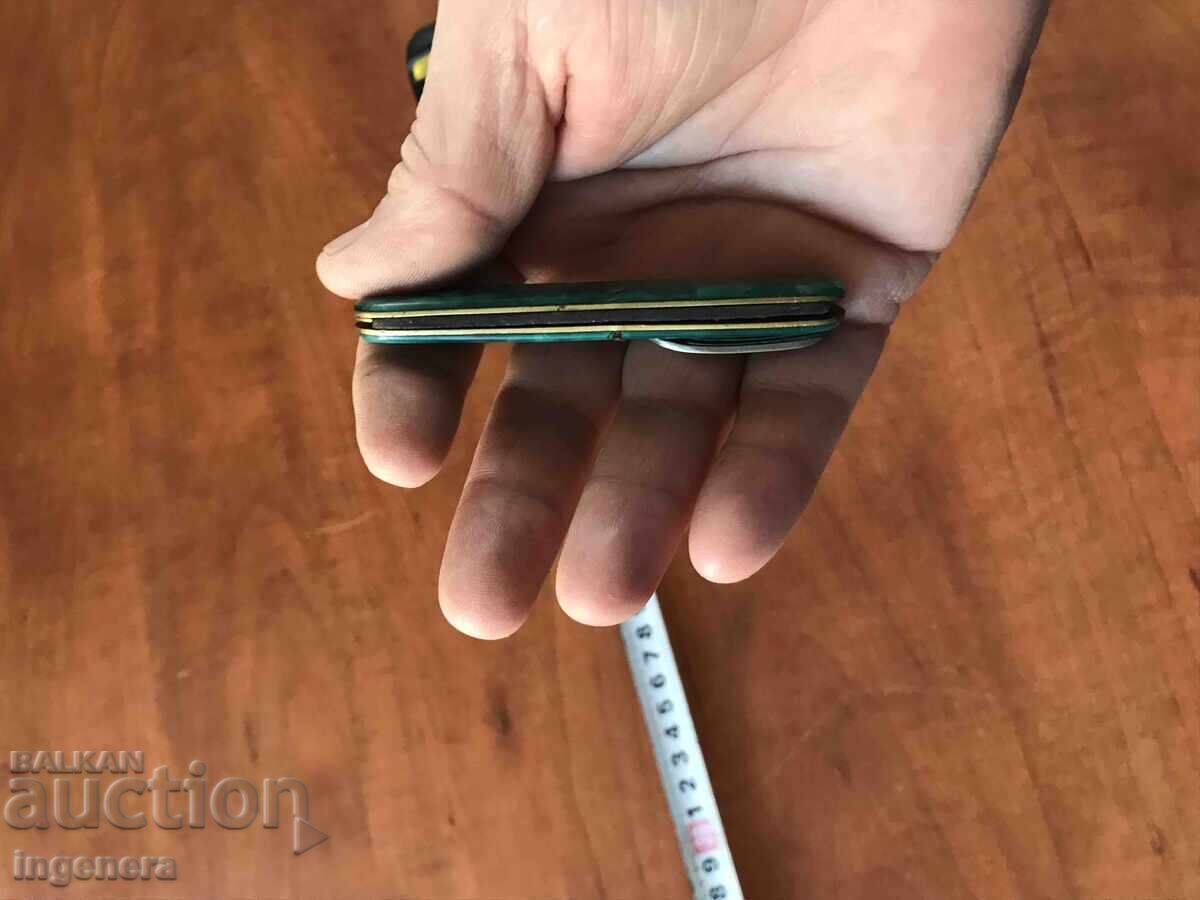 FOLDING KNIFE, OLD BLADE, WOODEN HANDLE - 6 FOLDING KNIFE, OLD BLADE, WOODEN HANDLE - 6