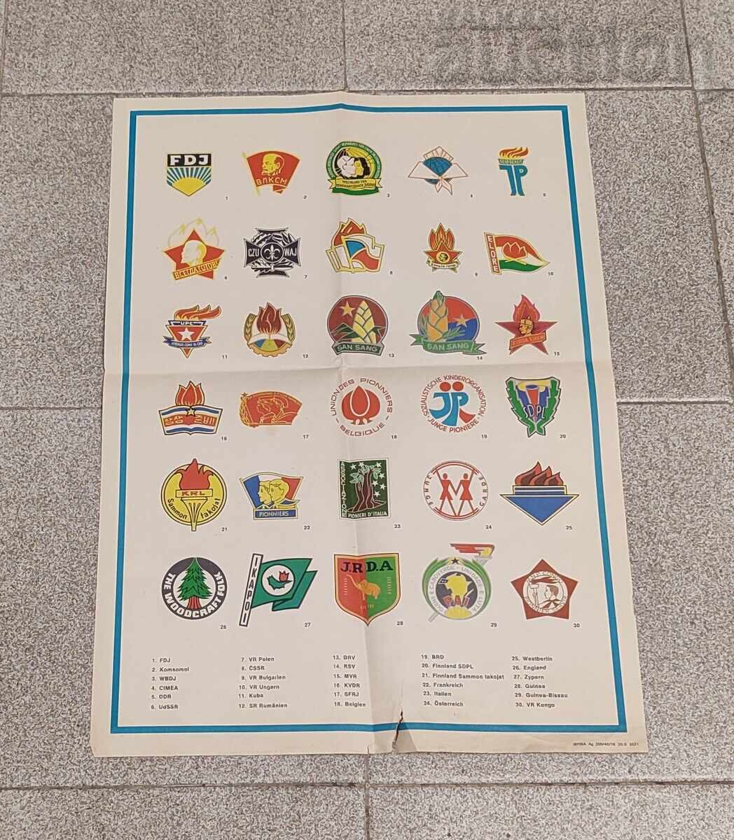 PIONEERS LOGO 30 ORGANIZATIONS POSTER