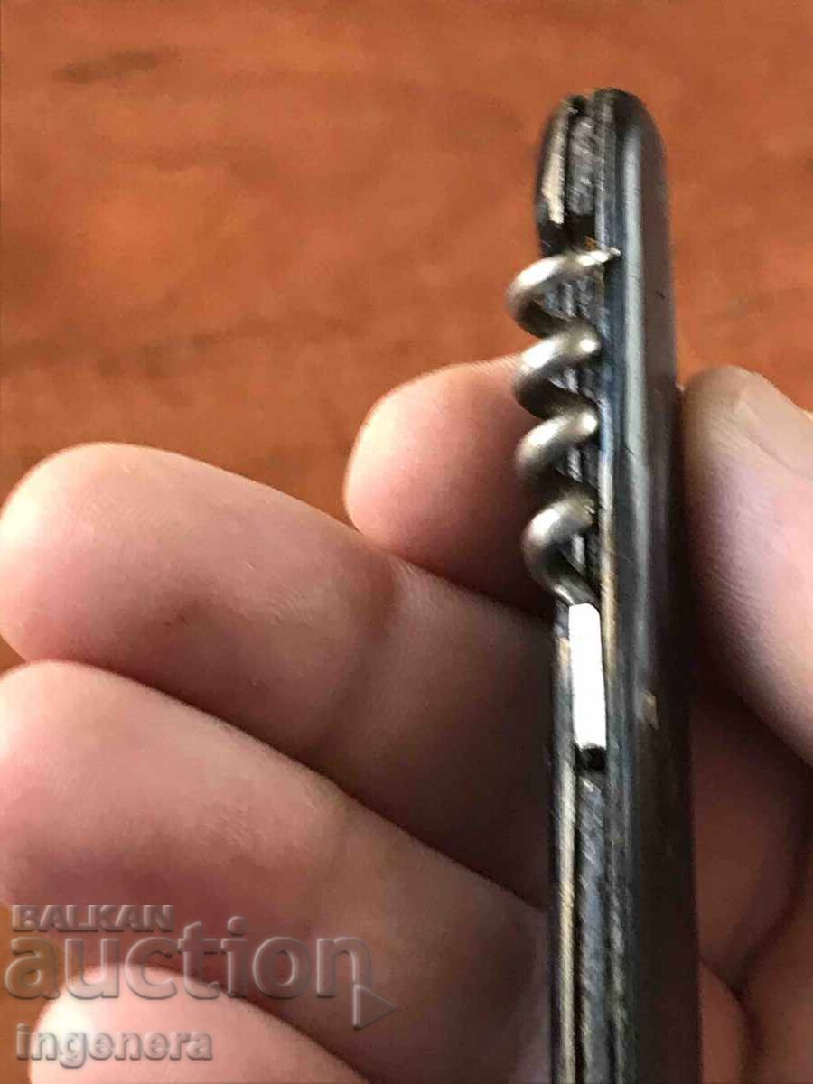 FOLDING KNIFE, OLD BLADE, WOODEN HANDLE - 6 FOLDING KNIFE, OLD BLADE, WOODEN HANDLE - 6