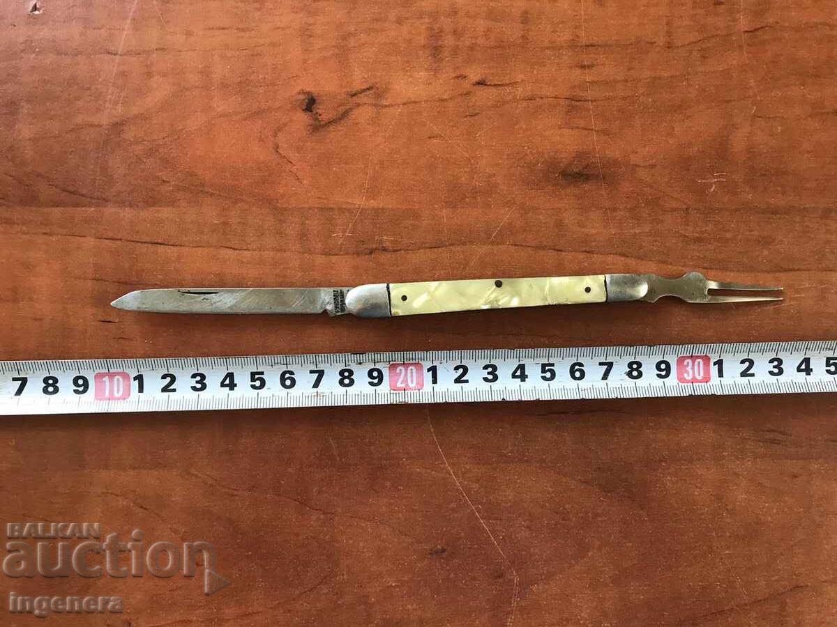 FOLDING KNIFE, OLD BLADE, WOODEN HANDLE with price 41.00 BGN | € 20.96 FOLDING KNIFE, OLD BLADE, WOODEN HANDLE with price 41.00 BGN | € 20.96