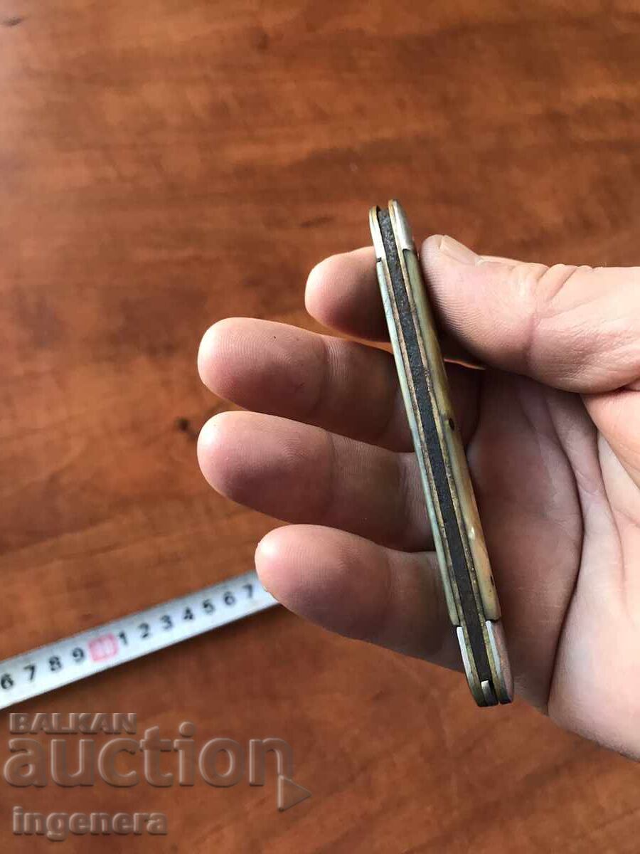 FOLDING KNIFE, OLD BLADE, WOODEN HANDLE - 6 FOLDING KNIFE, OLD BLADE, WOODEN HANDLE - 6