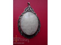 COLLECTIBLE OLD SILVER FILIGRAM MEDALLION PENDANT