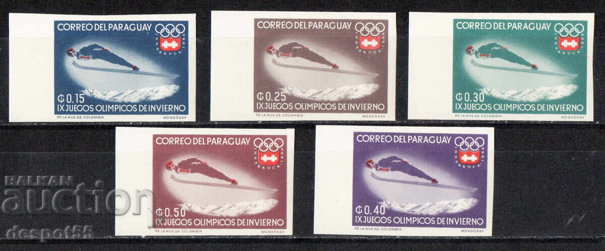 1963. Paraguay. Winter Olympics - Innsbruck '64.