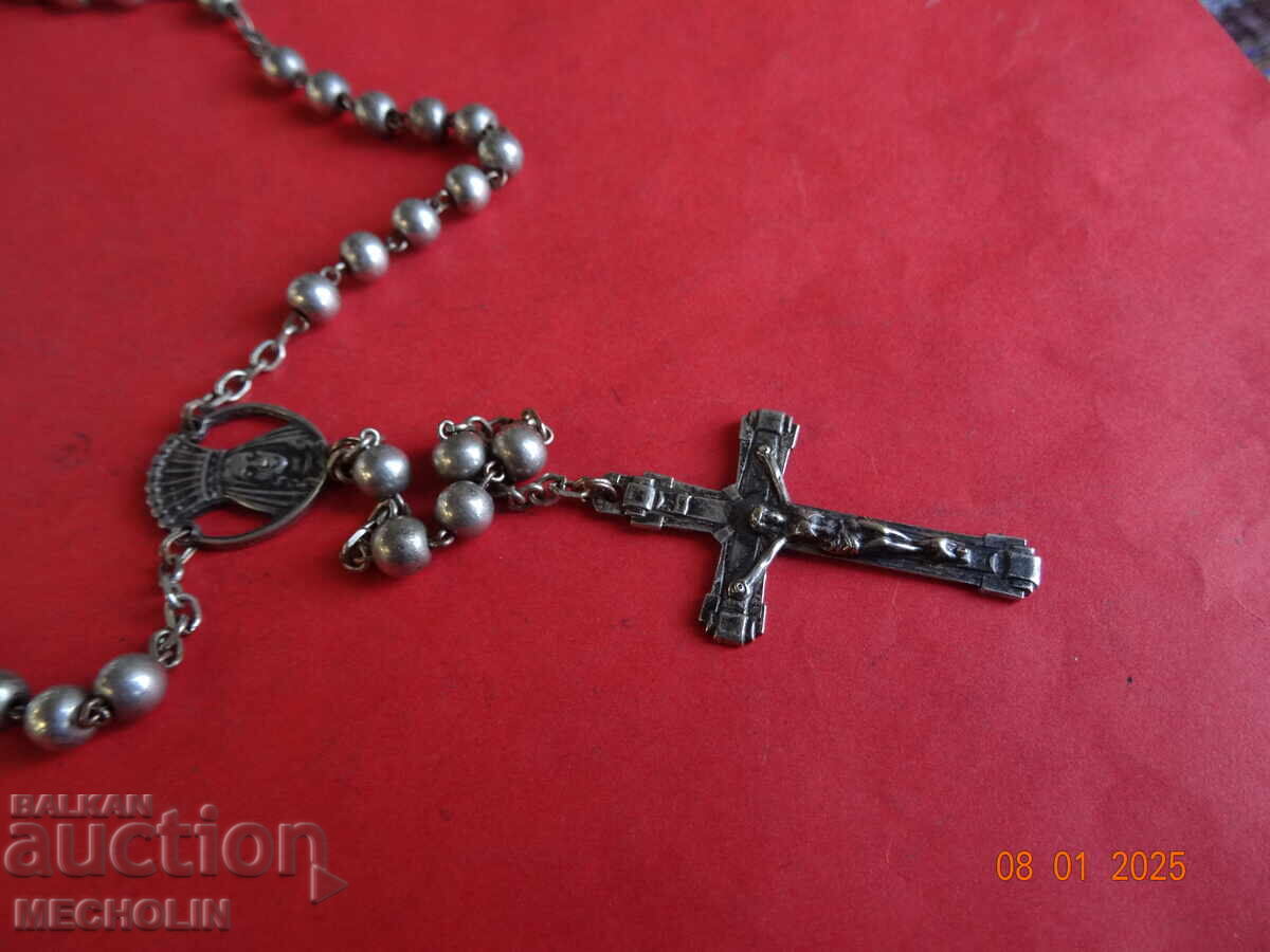 COLLECTIBLE OLD CHAIN WITH FRENCH LOURDES CROSS with price 30.00 BGN | € 15.34 COLLECTIBLE OLD CHAIN WITH FRENCH LOURDES CROSS with price 30.00 BGN | € 15.34