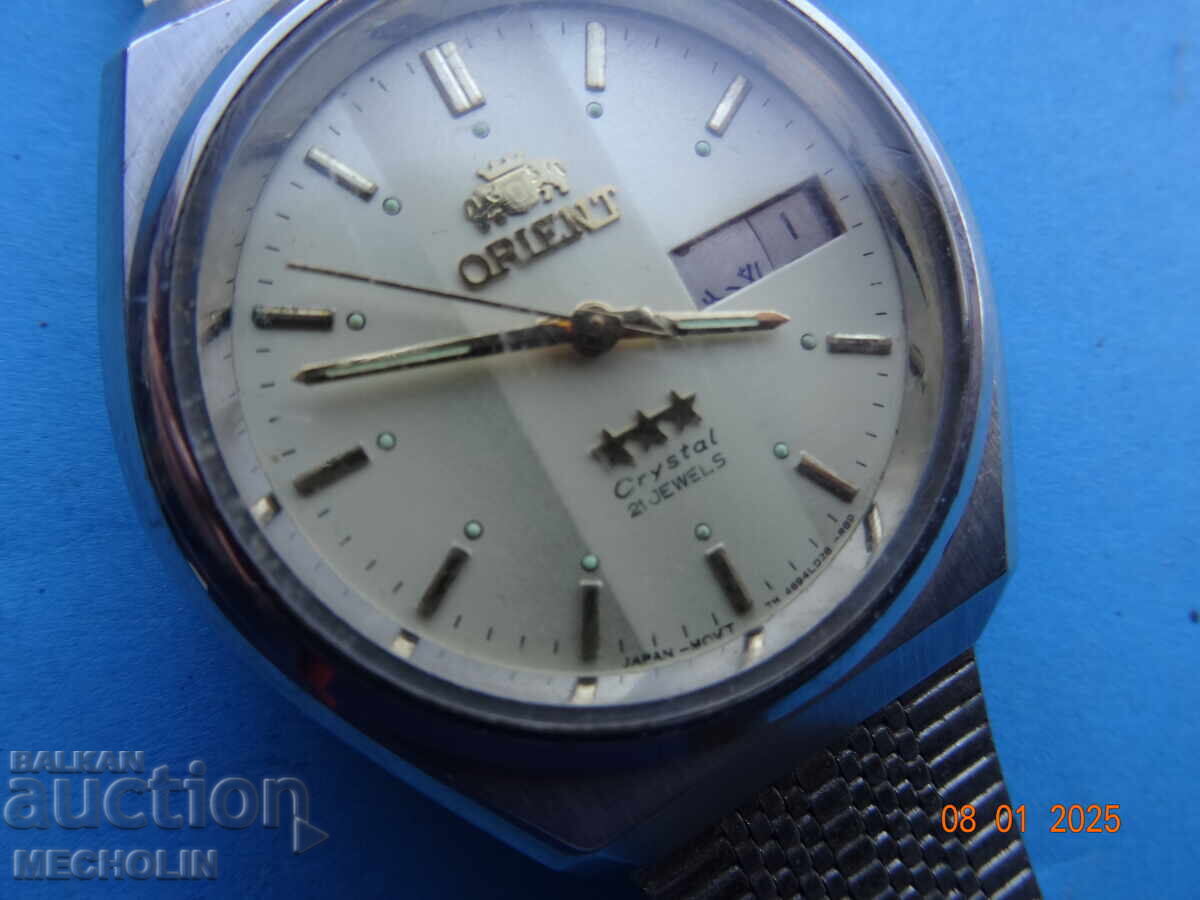 COLLECTIBLE JAPANESE WATCH ORIENT 21K AUTOMATIC 46941-3