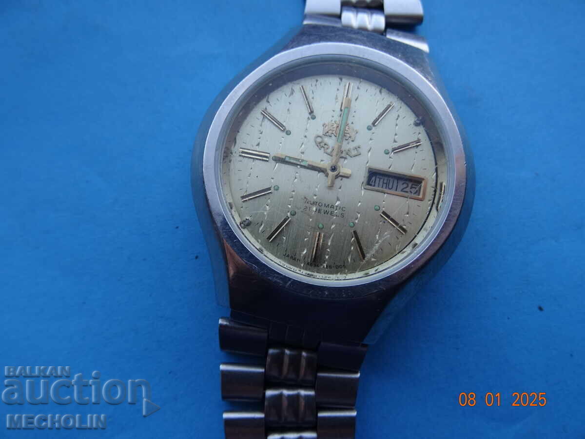 COLLECTIBLE JAPANESE WATCH ORIENT 21K AUTOMATIC 46941-3