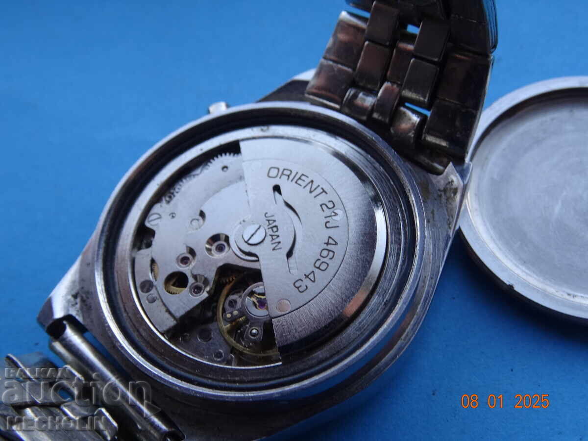 КОЛЕКЦИОНЕРСКИ ЯПОНСКИ часовник ORIENT 21К АВТОМАТИК 46943 - 7