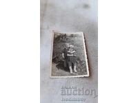 Photo Balchik Little boy and little girl 1951