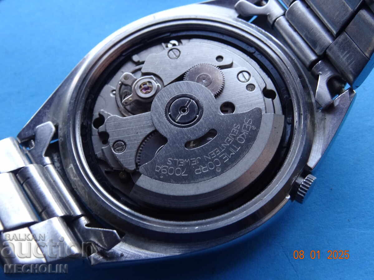 COLLECTIBLE JAPANESE WATCH SEIKO 5 AUTOMATIC 7009A -2 - 7 COLLECTIBLE JAPANESE WATCH SEIKO 5 AUTOMATIC 7009A -2 - 7
