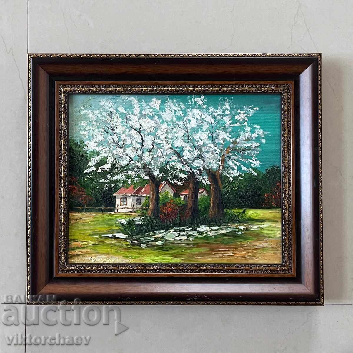 Krasimira Mladenova painting - “Spring Scent” Krasimira Mladenova painting - “Spring Scent”