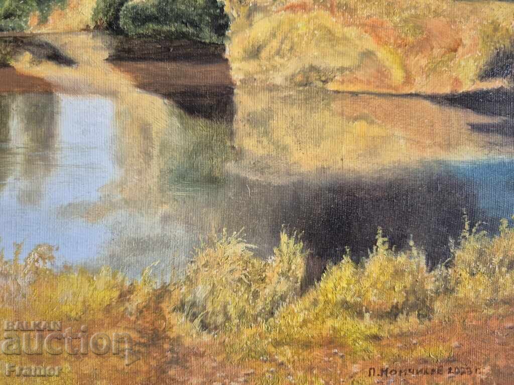 Petar Momchilov Spring by the River 2023. Masterpiece painting - 5 Petar Momchilov Spring by the River 2023. Masterpiece painting - 5
