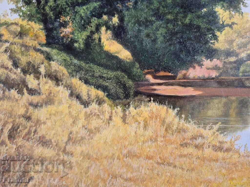 Petar Momchilov Spring by the River 2023. Masterpiece painting - 6 Petar Momchilov Spring by the River 2023. Masterpiece painting - 6