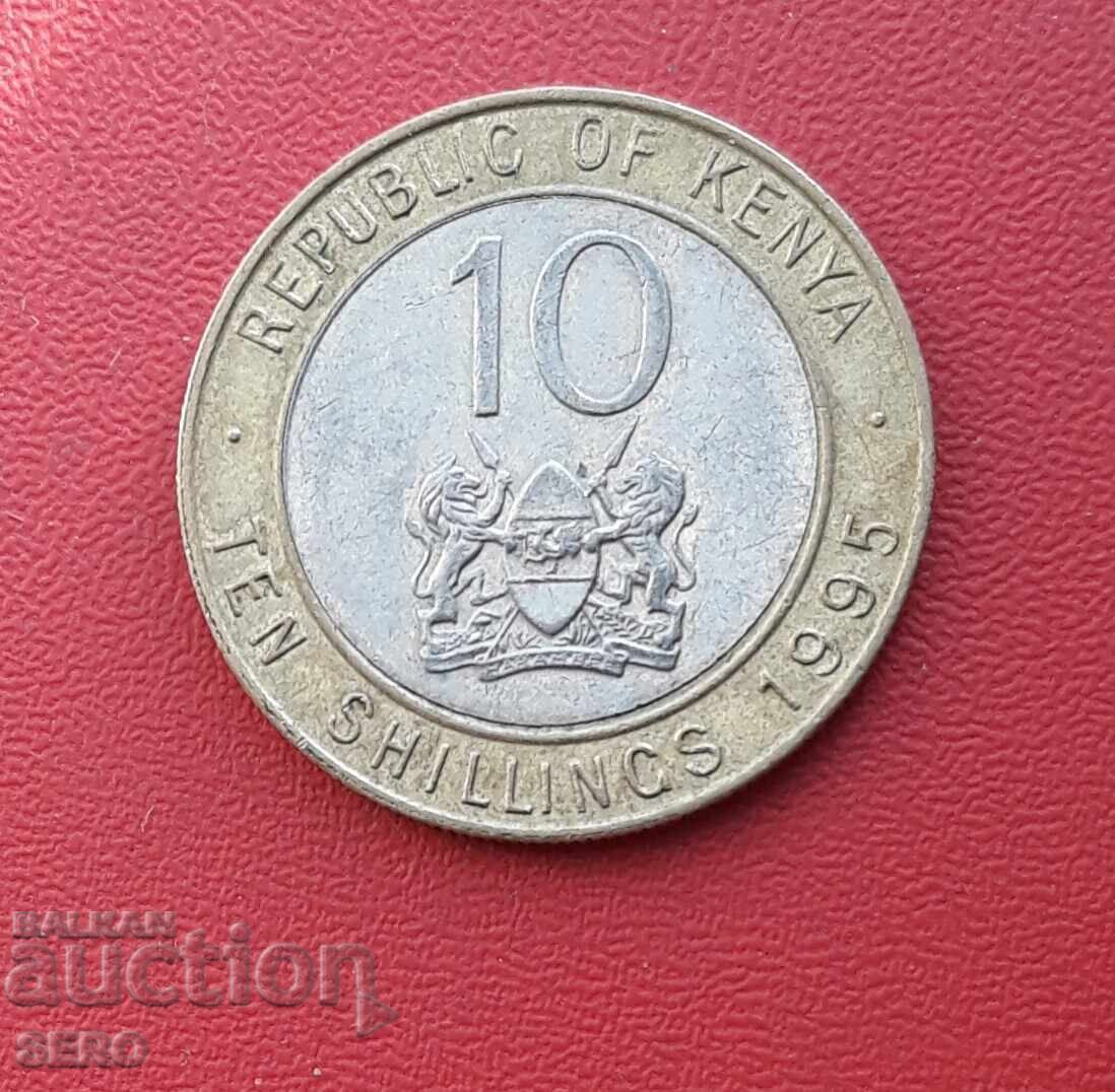 Kenya-10 shillings 1995