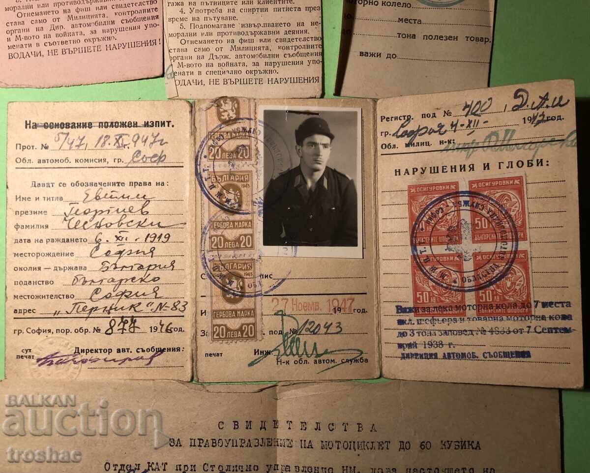 Old Driver's License 1938