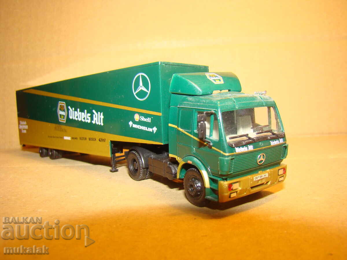 Delivery of HERPA H0 1/87 MERCEDES BENZ TRUCK MODEL TROLLEY Delivery of HERPA H0 1/87 MERCEDES BENZ TRUCK MODEL TROLLEY