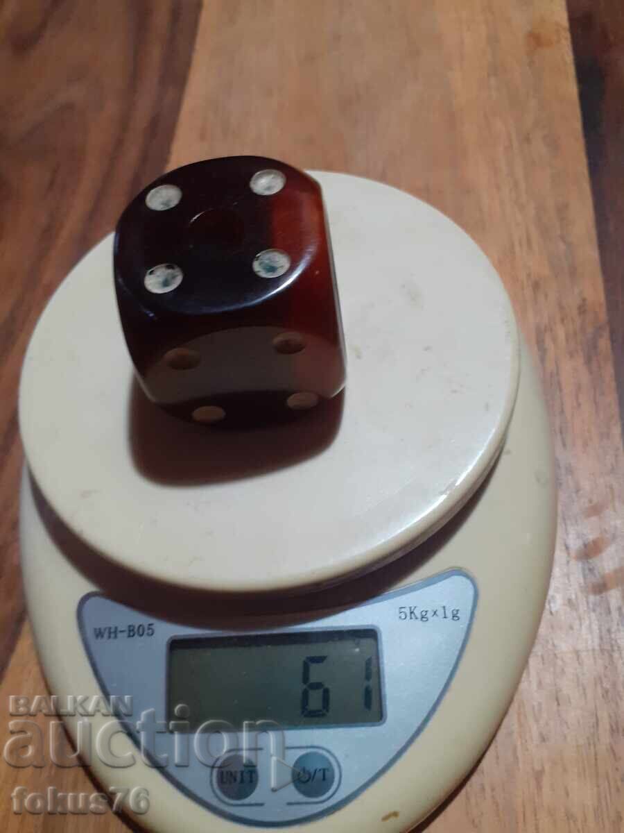 Big dice - old catalin - 5 Big dice - old catalin - 5