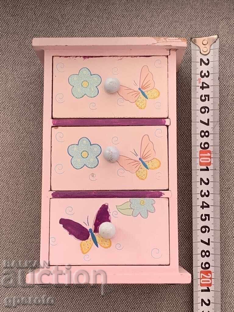 Large old, beautiful, wooden art jewelry box Large old, beautiful, wooden art jewelry box