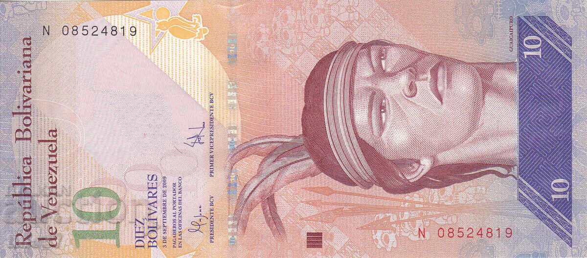 tino37- VENEZUELA - 10 BOLIVARA - 2009 - UNC with price 3.70 BGN | € 1.89 tino37- VENEZUELA - 10 BOLIVARA - 2009 - UNC with price 3.70 BGN | € 1.89