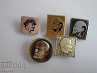 badges - personalities Lenin 5 pcs