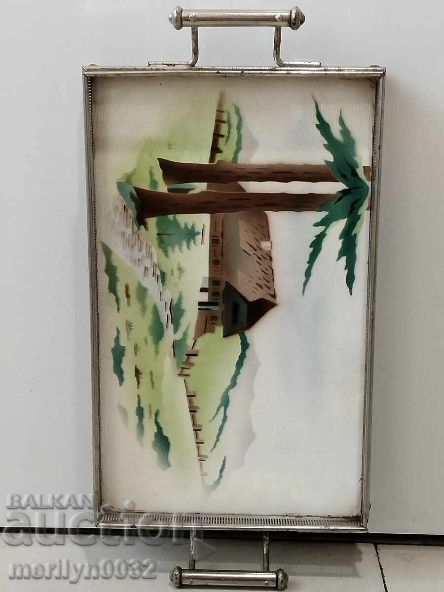 Old porcelain tray, casserole, plateau - 5 Old porcelain tray, casserole, plateau - 5