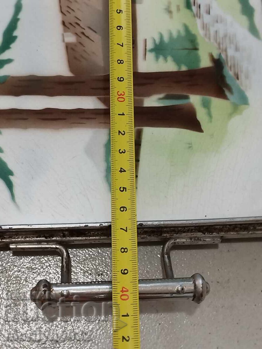 Old porcelain tray, casserole, plateau - 6 Old porcelain tray, casserole, plateau - 6