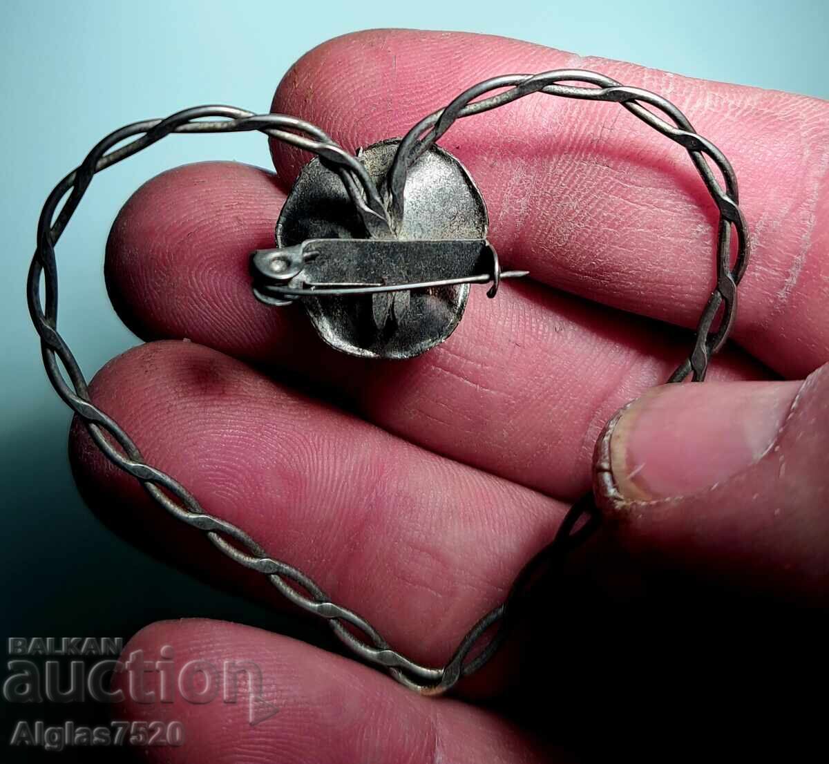 Old brooch "Rose" with price 10.00 BGN | € 5.11