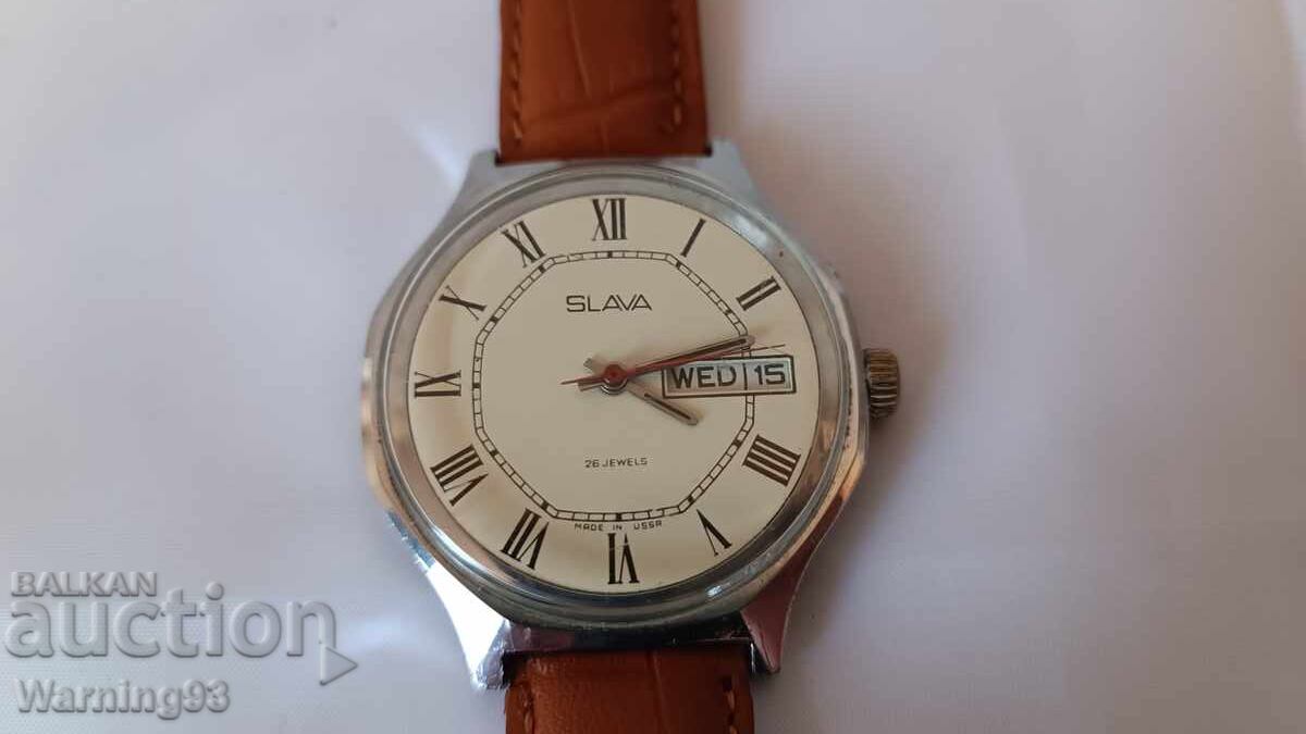 I am selling a men's wristwatch - Slava / SLAVA 26 jewels