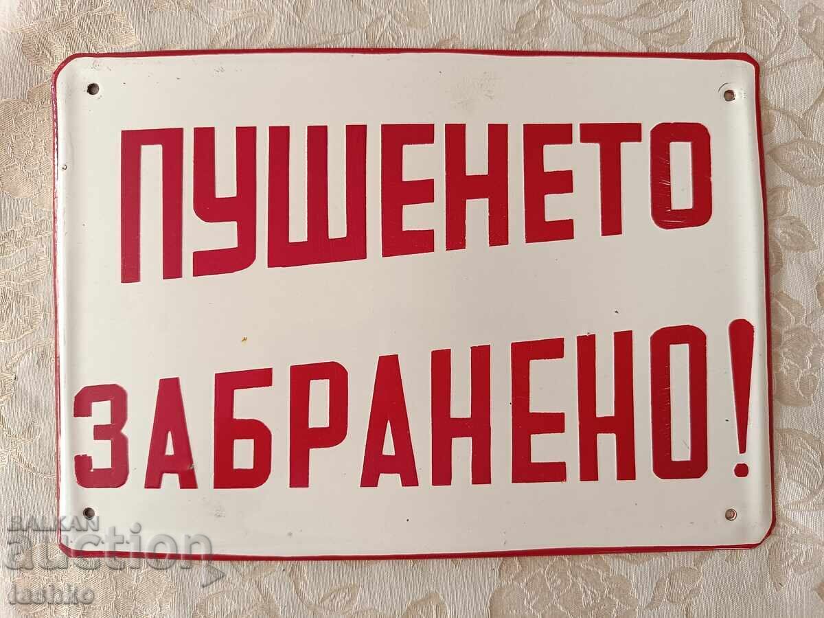 Enamel plate Enamel plate