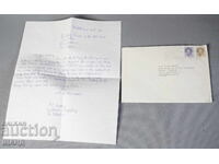 1989 Envelope and Letter to Todor Zhivkov Amnesty Turkish prisoner