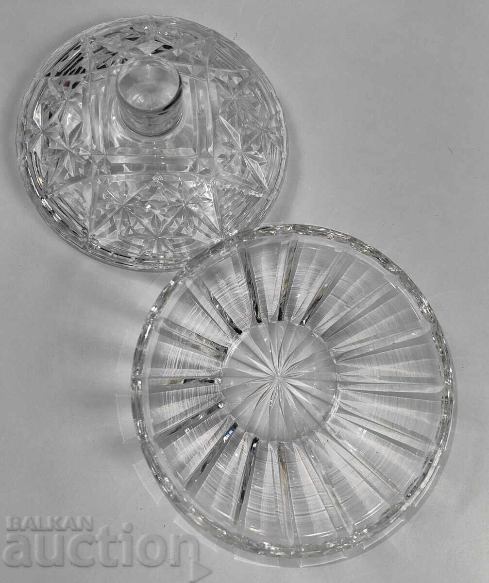 КРИСТАЛНА ЗАХАРНИЦА БОНБОНИЕРА ЗДРАВА - 5 КРИСТАЛНА ЗАХАРНИЦА БОНБОНИЕРА ЗДРАВА - 5