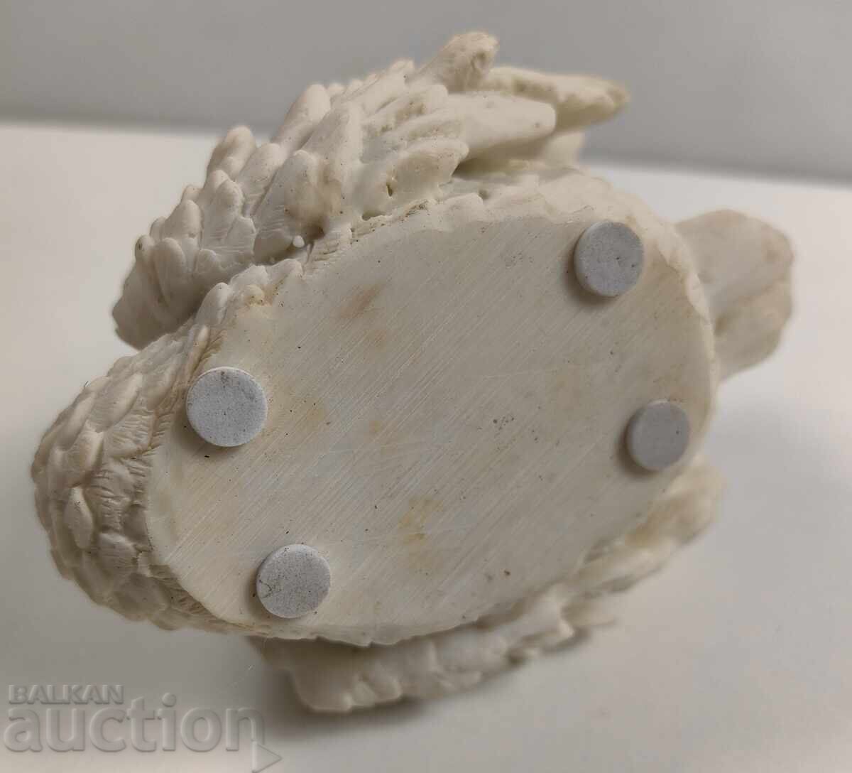 SWAN FIGURE STATUETTE HEALTHY MATERIAL UNKNOWN - 5 SWAN FIGURE STATUETTE HEALTHY MATERIAL UNKNOWN - 5