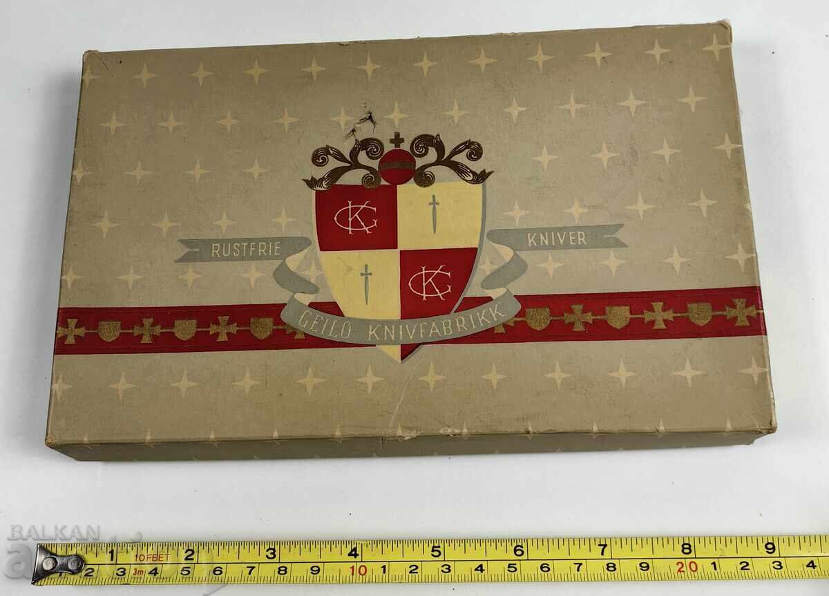 KNIVES IN A BOX CUTLERY SET USED KNIFE with price 25.00 BGN | € 12.78 KNIVES IN A BOX CUTLERY SET USED KNIFE with price 25.00 BGN | € 12.78