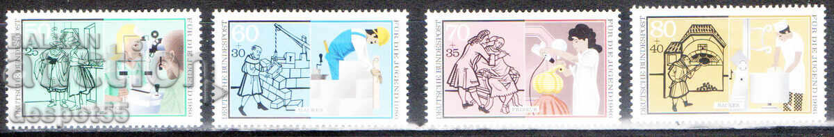 1986. Germany. Youth hostel. 1986. Germany. Youth hostel.