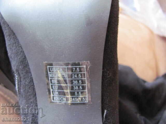 Нови с етикет ботуши до коляното FOREVER 21 , номер 38 - 7